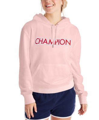 champion women hoodie pink