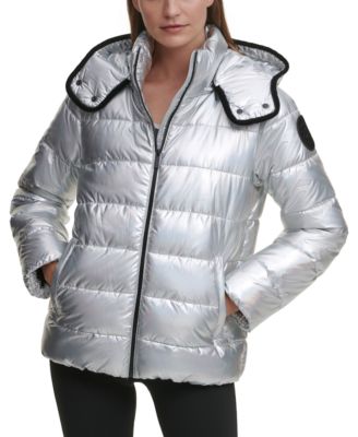 calvin klein performance shiny puffer jacket