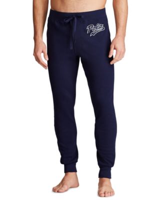 Waffle-Knit Jogger Pajama Pants 