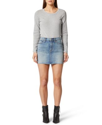 macys jean skirts