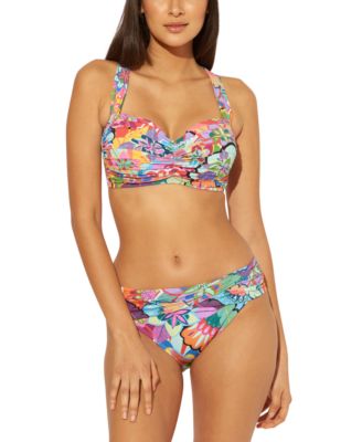 ruched swim top