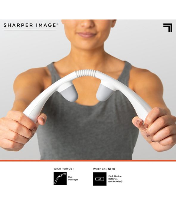 Sharper Image Massager Duo Compression with DualNode Vibration
