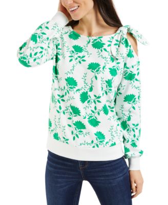macys womens cold shoulder tops