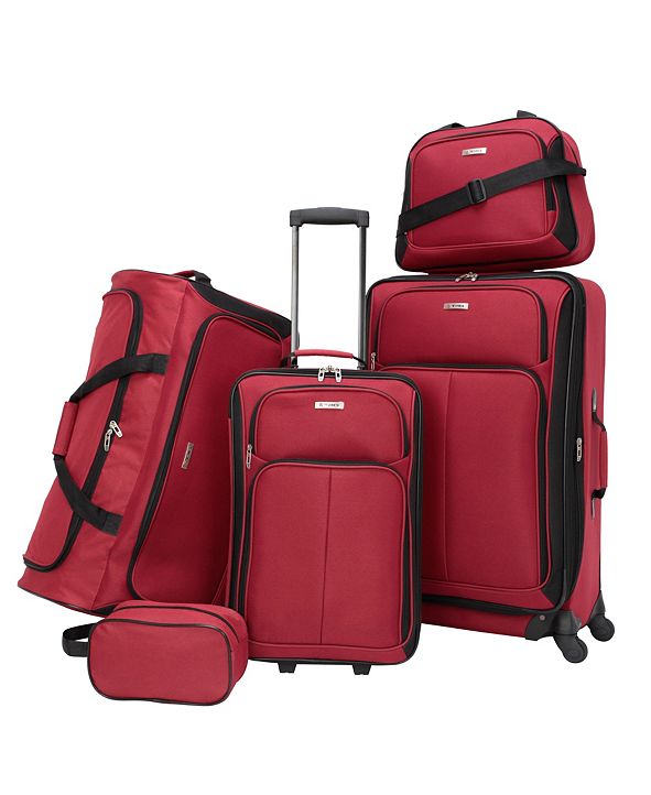 Tag Ridgefield 5 Pc. Softside Luggage Set, Created for Macy's & Reviews ...