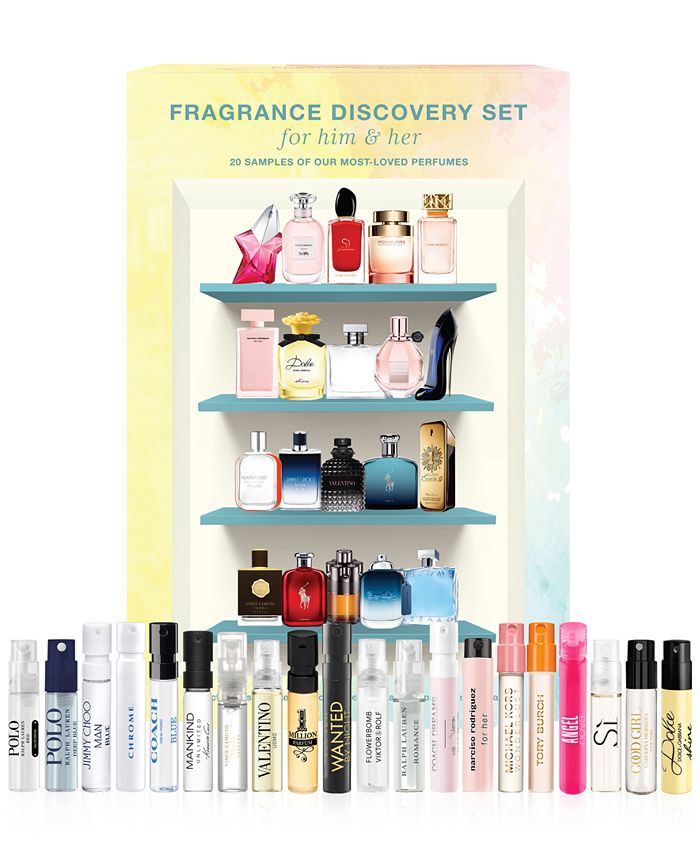 Created For Macy's 20Pc. Fragrance Discovery Set for Him & Her