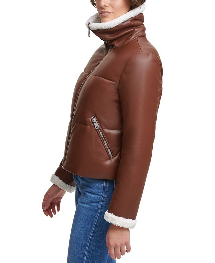 Levi's Women's Sherpa Lined Puffer Jacket & Reviews - Women - Macy's