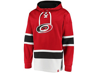 Carolina Hurricanes Jersey Lace-Up Pullover Hoodie