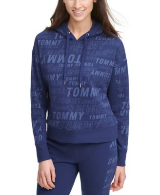 tommy cropped hoodie