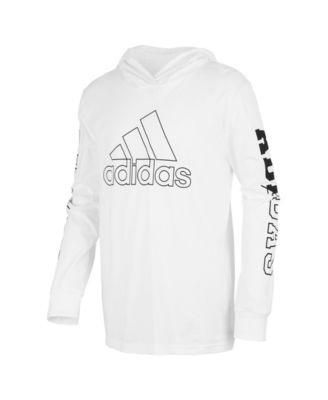 adidas white hoodie boys