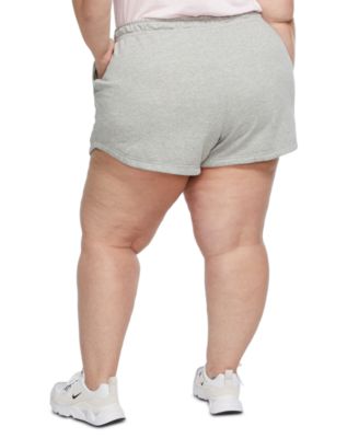 women's french terry shorts plus size