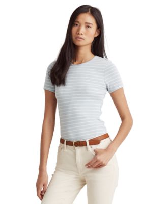 macy's ralph lauren petite tops