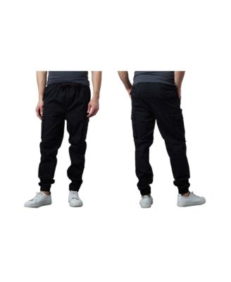 mens slim fit cotton joggers