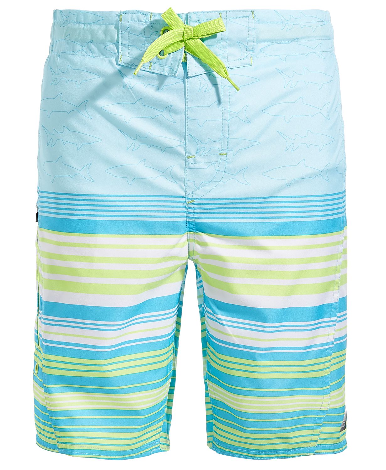 Big Boys Summer Stripe Swim Trunks