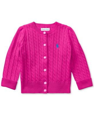 ralph lauren cardigan baby girl