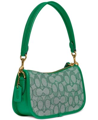 green coach handbags