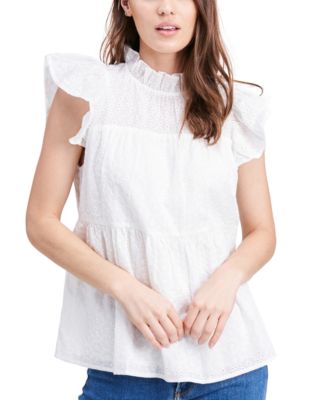 macys cotton blouses