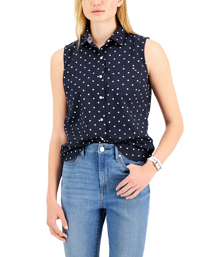 tommy hilfiger sleeveless shirt