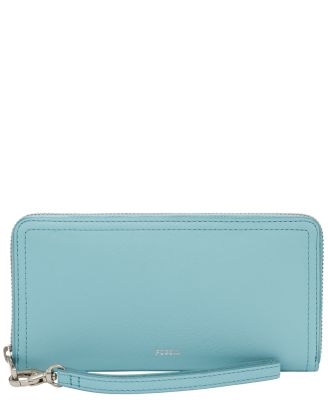 logan rfid zip around clutch