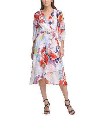 dkny balloon sleeve dress