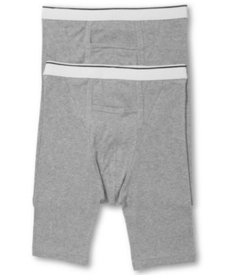 Мужские трусы-боксеры Jockey Midway Boxer Briefs 2-Pack серого цвета