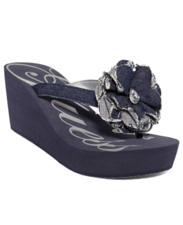 GUESS Srina Platform Wedge Sandals - Shoes - Macy's