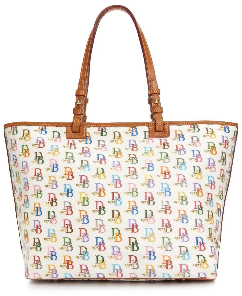 Dooney & Bourke Handbag, Gretta Signature Small Leisure Shopper   Handbags & Accessories