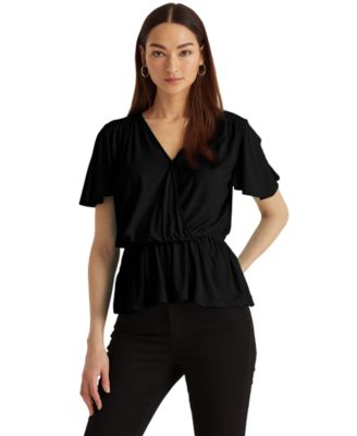 polo ralph lauren peplum top