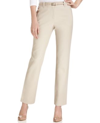 Charter Club Straight-Leg Ankle Pants - Pants & Capris - Women - Macy's