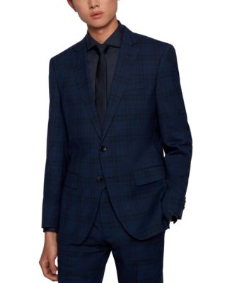 hugo boss medium blue suit