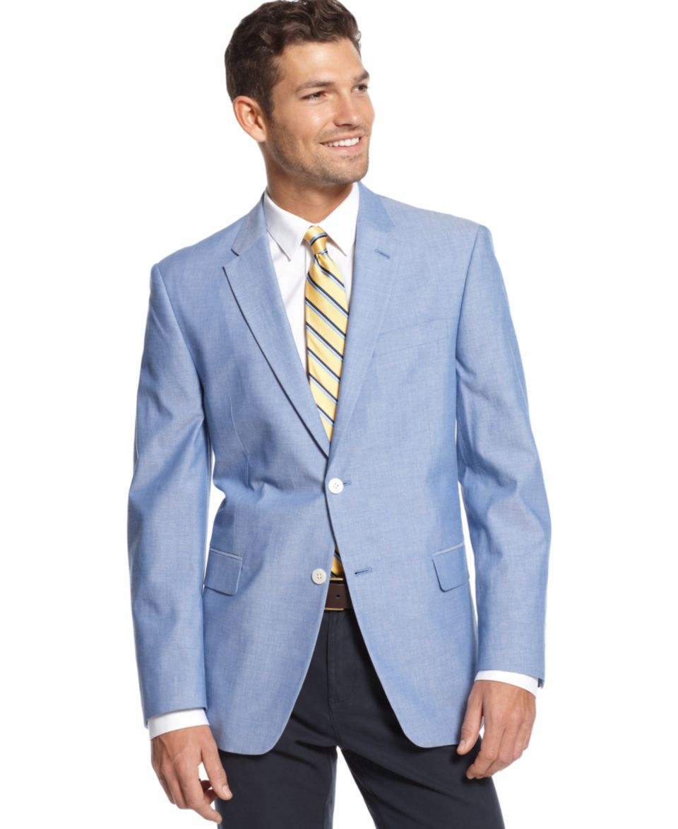 M151 Jacket, Turquoise 2 Button Blazer   Blazers & Sport Coats   Men