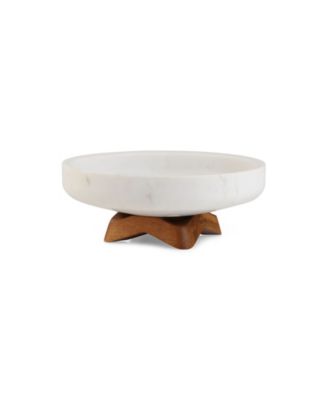 Ваза с фруктами или центральным элементом в виде шеврона