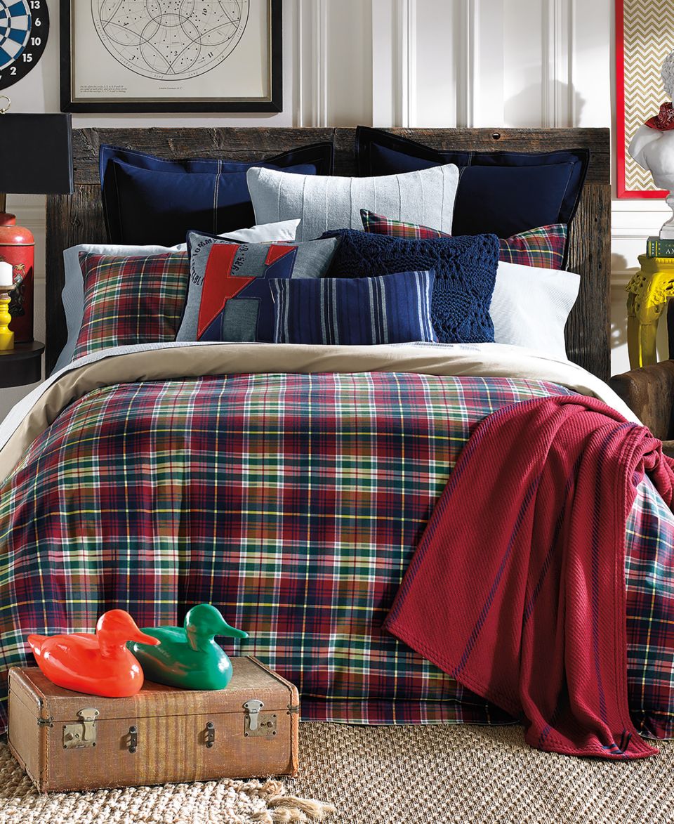 Tommy Hilfiger Bedding, Vintage Plaid Comforter and Duvet Cover Sets   Bedding Collections   Bed & Bath