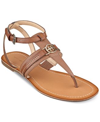 Tommy Hilfiger Women's Lorine Flat Thong Sandals - Sandals - Shoes - Macy's