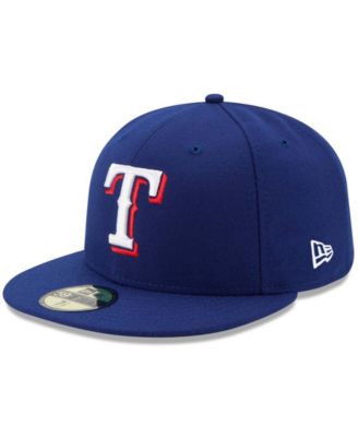 Новая эра игры Texas Rangers из аутентичной коллекции On-Field 59, Облегающая кепка синего цвета