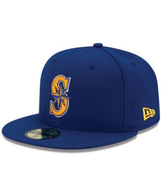 Мужская приталенная шляпа New Era Seattle Mariners Alternate 2 Authentic On Field 59 размера 