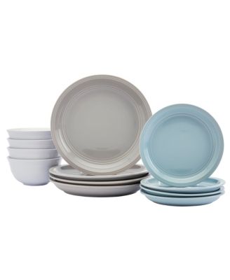 Набор посуды Farmhouse Multicolor из 12 предметов, сервиз на 4 персоны