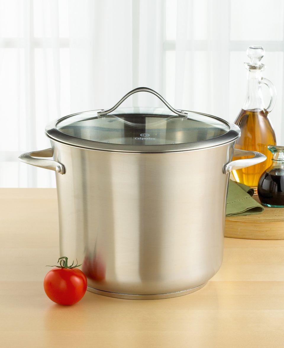 Calphalon Contemporary Stainless Steel 12 Quart Stock Pot