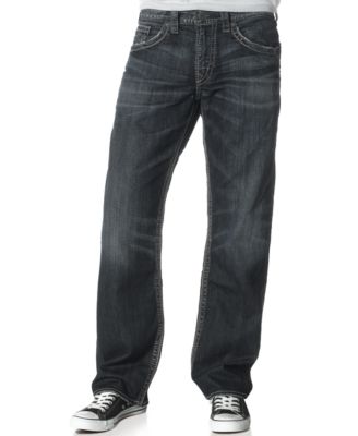 mens silver jeans gordie