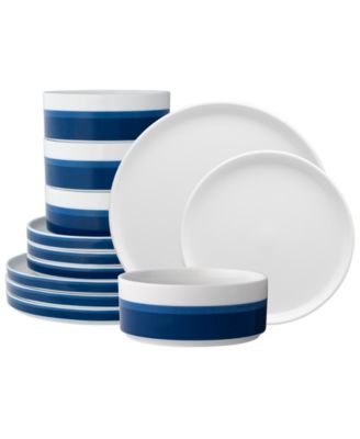 Набор посуды Noritake ColorStax Stripe из 12 предметов