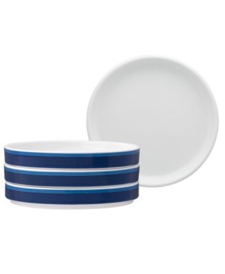 Маленькие тарелки Noritake ColorStax в полоску, набор из 4 штук