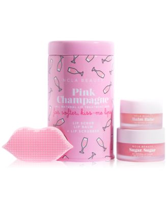 NCLA Beauty, 3 шт. Набор для ухода за губами цвета розового шампанского, белый