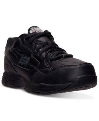 black sketcher tennis shoes