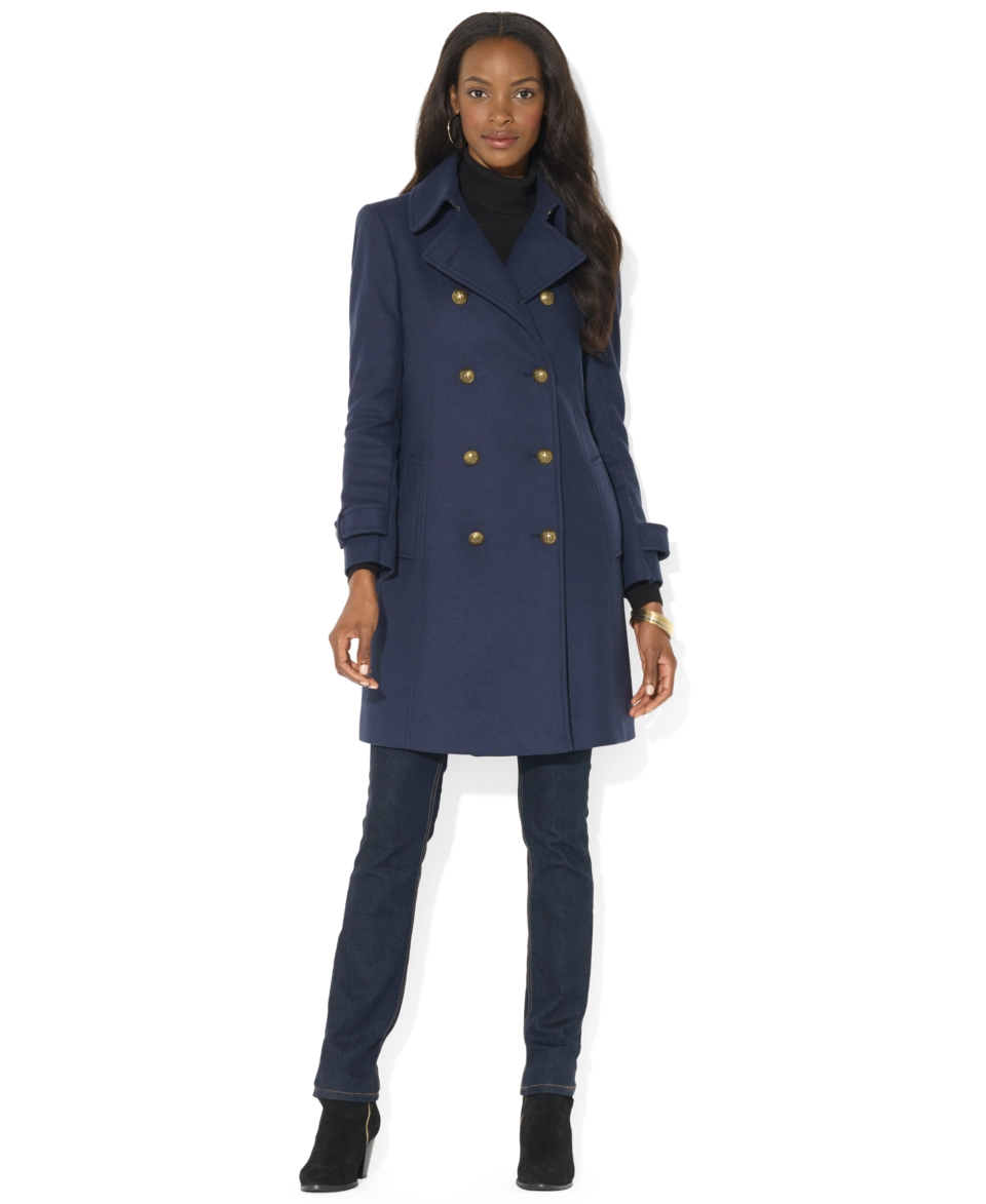 Lauren Ralph Lauren Double Breasted Pea Coat   Coats   Women