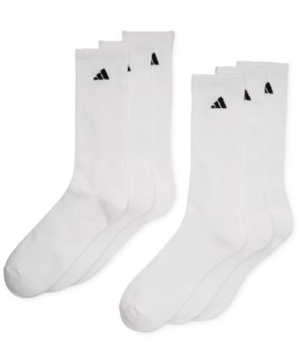 Cushioned Athletic 6-Pack Crew Socks 
