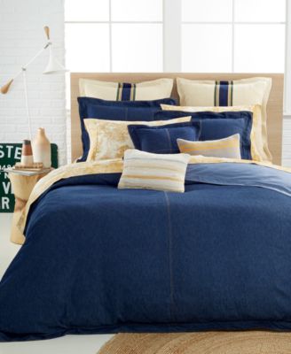 tommy hilfiger comforter denim
