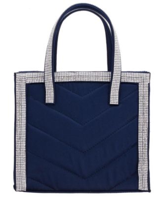 Женская стеганая сумка Nina с шевроном и отделкой кристаллами 10990₽