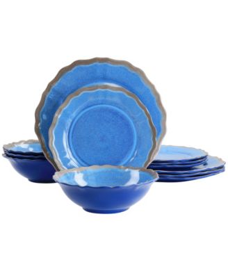 Набор посуды Elama Andres из меламина, 12 предметов, сервиз на 4 персоны