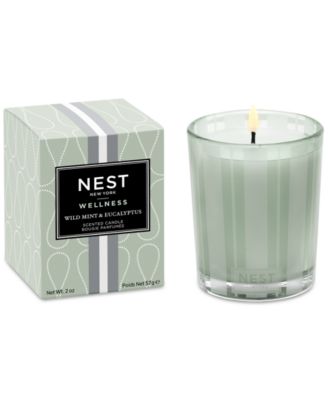 Обетная свеча NEST New York с дикой мятой и эвкалиптом, 2 унции.