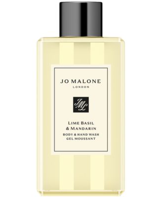 Средство для мытья тела и рук Jo Malone London с лаймом, базиликом и мандарином, 3,4 унции.