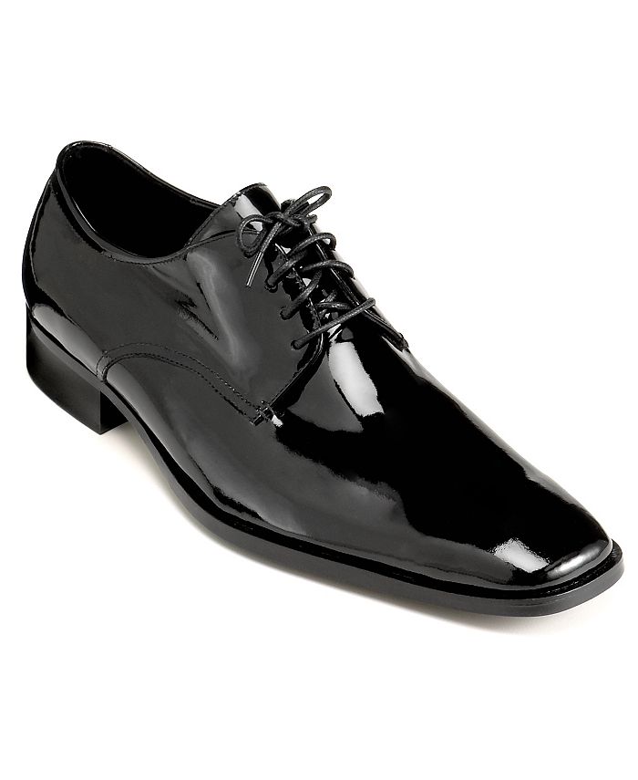 calvin klein men's gareth 2 patent tuxedo oxford